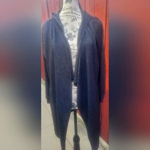 Juicy Couture Hooded Asymmetrical Cardigan